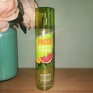 Diamond Shimmer Mist FRESH Brazil Citrus Bath & Body Works